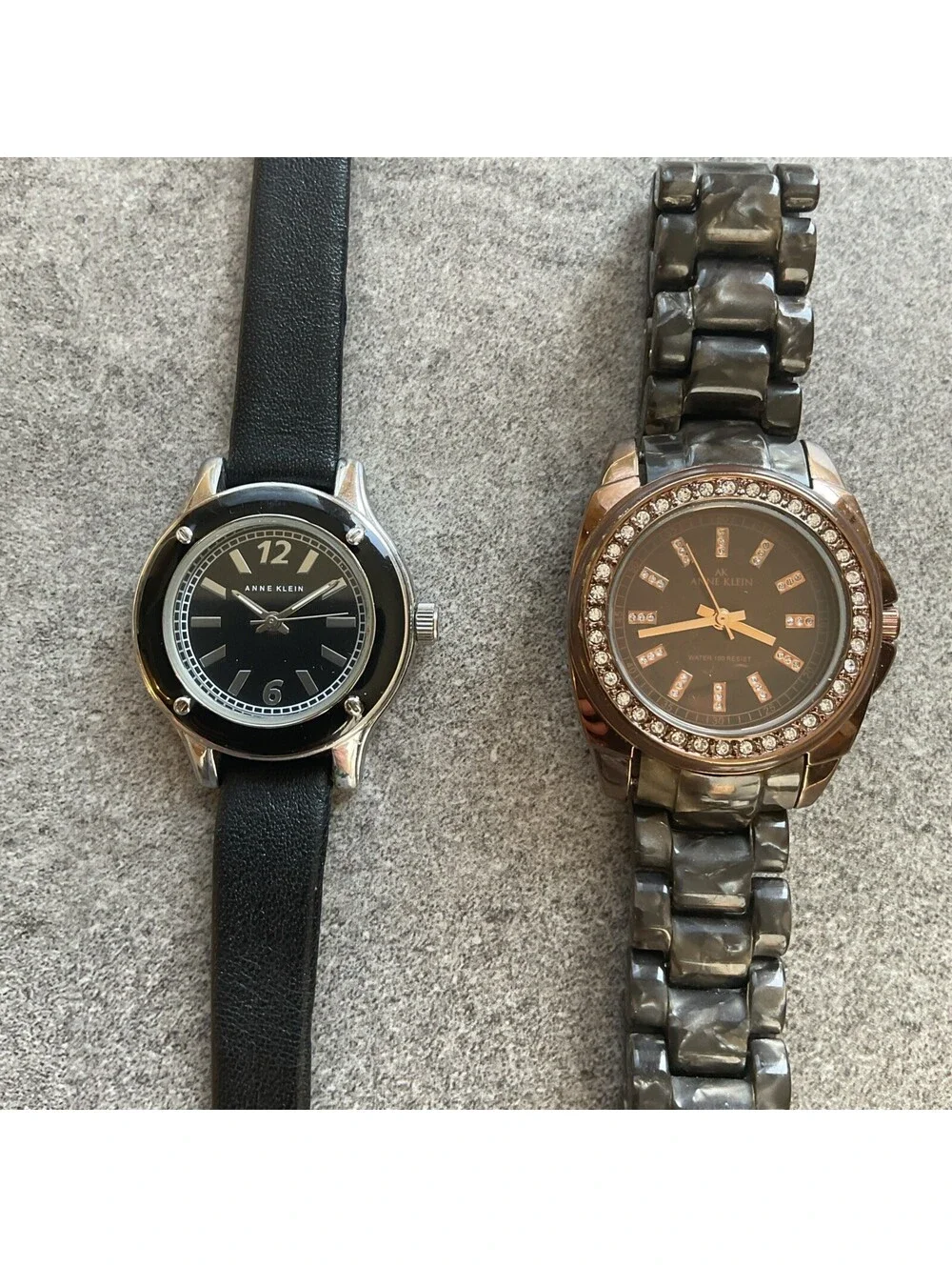 Beautiful Pair Of Anne Klein Womens Watches Both Watches Run Great D5